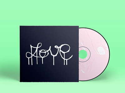 "Love" EP design design ep graffiti love