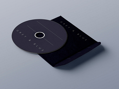 Grey And Blue - single design experimental graphic music sound