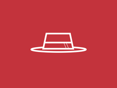 Simple hat - icon design design hat head heisenberg icon logo simple