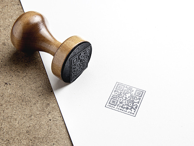 QR Blog - Official Stamp design