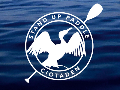 Logo SUP Ciotaden bird brand identity lanza logo paddle sea stand up paddle sup
