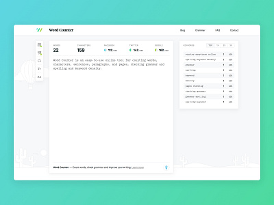 Word Counter – Homepage Redesign