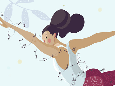 Dancer design illustration vector