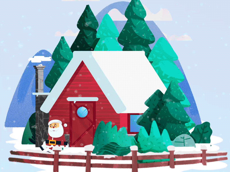 Waiting for Christmas! animation design gif animation illustration