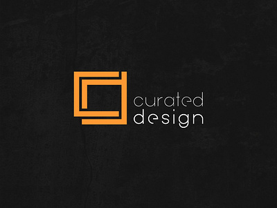 Curated Design Logo branding branding and identity design logo