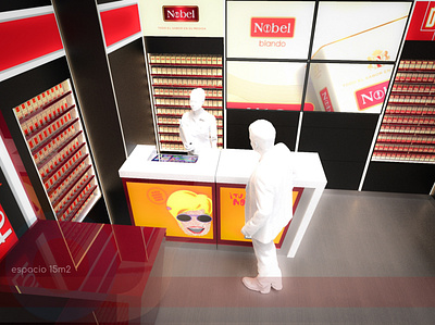 Altadis - Proyecto Estancos 3d design display expositor industrial design plv retail design shop