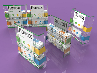 Display Flevox PLV 3d design display expositor plv