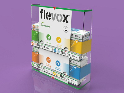 Display Flevox PLV 3d design display expositor plv