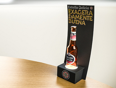 Display Estrella Galicia 3d design display expositor plv pop