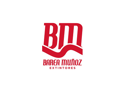 Barea Muñoz Extintores branding branding and identity design logo vector