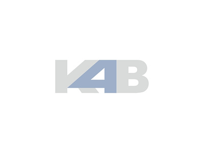 K4B Logo branding branding and identity design logo vector
