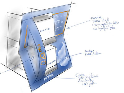 Nivea - POP Sketch display expositor plv pop sketch