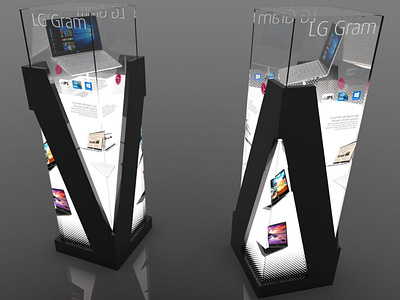LG Gram Display PLV 3D