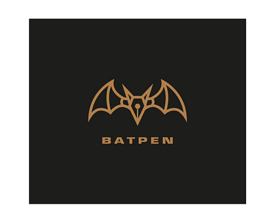 BATPEN logo bat branding logo pen