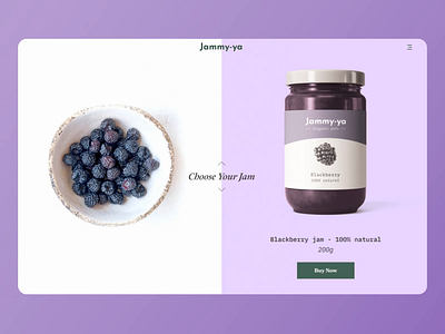 Jammy-ya / Website Concept animation colorful e commerce fruits loop mockup pastel colors product design scrolling effect ui ux webdesign webflow website design