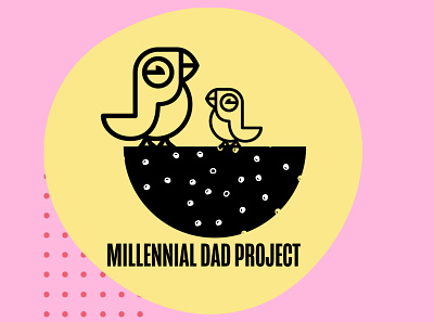 Splash Screen For Millennial Dad Project branding and identity design logo