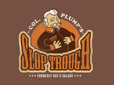 Colonel Plump's Slop Trough fanart fast food illustration parks and recreation shirt tv