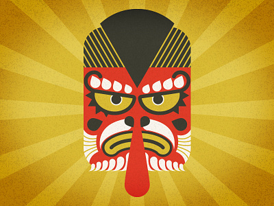 Tengu Mask illustration japan mask quick sketch dailies tengu vector