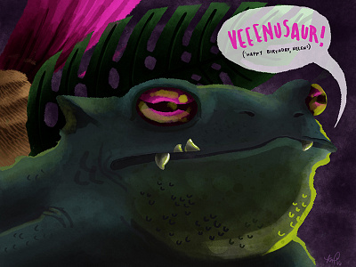 Venusaur bulbasaur digital gift illustration ivysaur pokemon video games watercolor