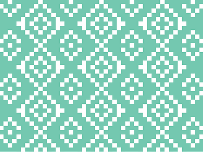 Minty Santa Fe holiday mint pattern textile