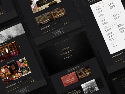 Steakhouse Website ui deisgn ux design website design