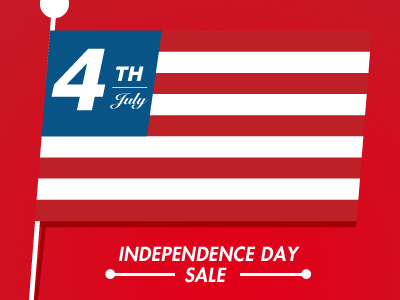 Independence Day design flat flat design graphic design inventory management supplier