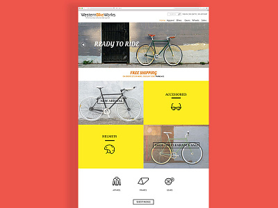 Redesign western bike work website