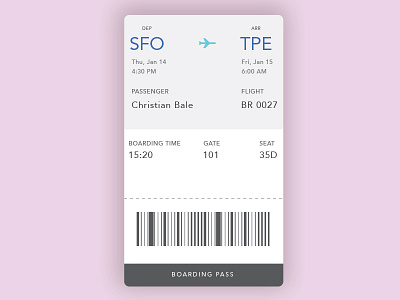 Boarding Pass