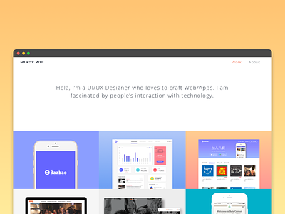 My new portfolio site is online now! app app design portfolio ui ux design web design