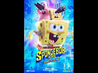 Spongebob movie poster movie poster movies nickelodeon poster design spongebob squarepants