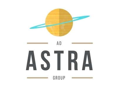 Ad Astra Group branding logo logodesign space