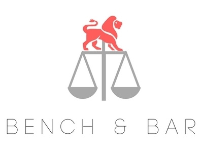 Bench & Bar branding identity lion logo logodesign