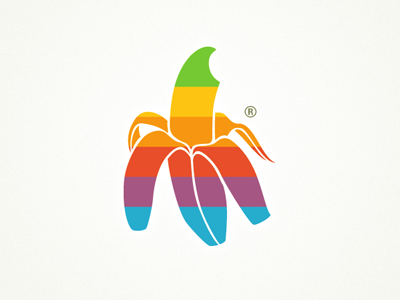 Banana™ apple fun logo