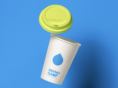 Kids camp Branding blue brand design brand identity branding camp colorful cup design fun funny identity kids logo logotype water