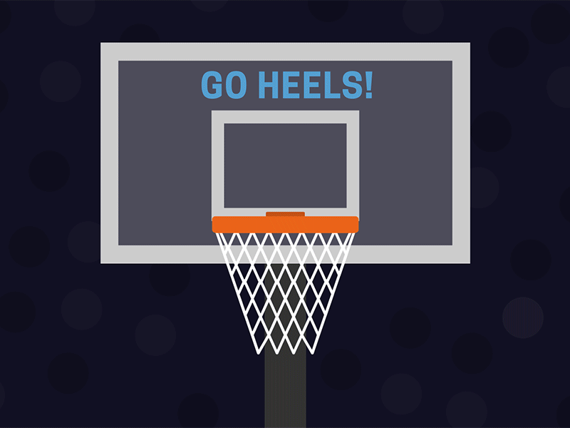 Go Heels! animation basketball bball championship espn heels motion graphic ncaa tarheels