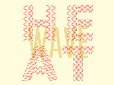 004/100 Heatwave display font heat heatwave hot type typography wave wavy wavy lines