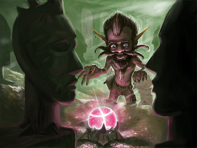 Treasure Hunt adventure fantasy art goblin illustration treasure hunt