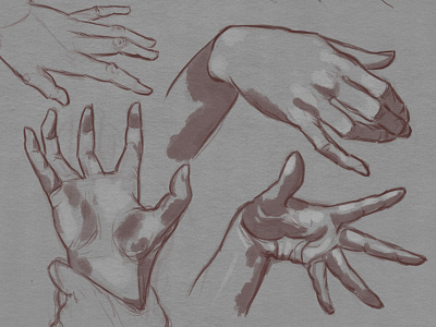 Hand Sketches hands sketch