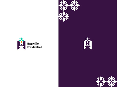 Logo Design - Hogsville Residential branding design flat icon lettering logo minimal type typography vector