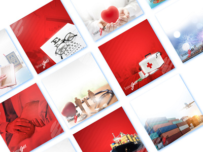 Instagram Design Template - Intergulf branding design flat icon ui ux vector web website