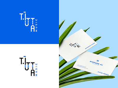 Logo Design - TITTA branding logo logodesign logotype music stationary stationery type typography
