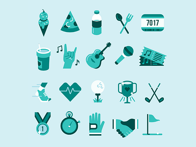 UI Icons app branding design flat icon illustration illustrator ui ux vector