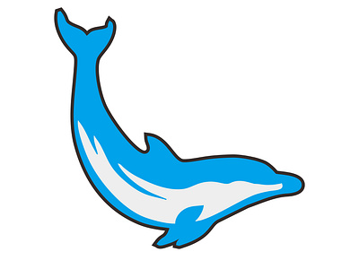 Blue Dolphin Logo Branding