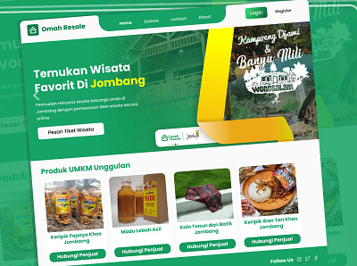 UI/UX Omah Resale Jombang, ID design indonesian ui ui design ux ux design web design