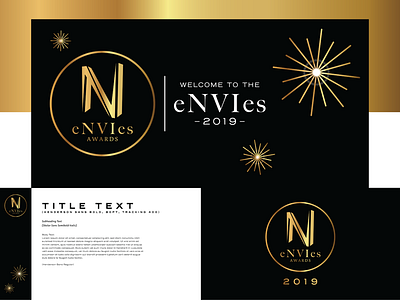 eNVIes 2019 awards brand business clean entrepreneur event future gold innovate logo prize typography university