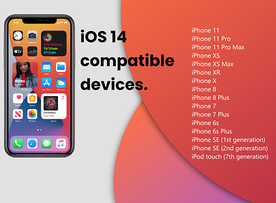 New iOS 14 Compatible Devices adobexd