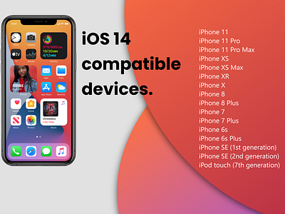 New iOS 14 Compatible Devices