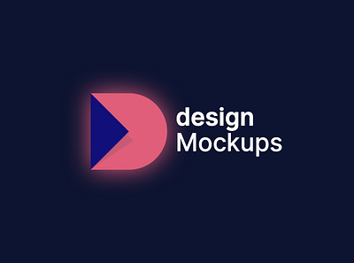 Designed unique logo for < designMockups /> adobexd designmockups logo