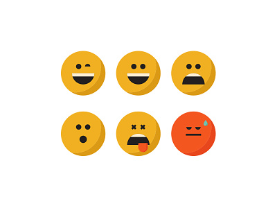 Emotional Rollercoaster angry animation brrrnt emoji emotion fat face funny illustration winky