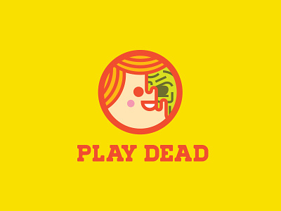 Play Dead boy cheeks creepy dead experiment farts fun illustration melty face smile
